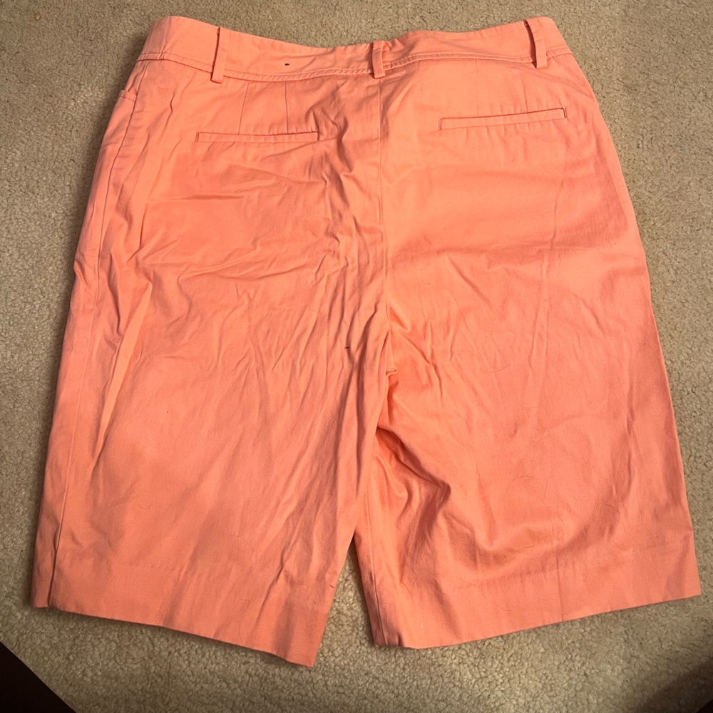 Talbots Peach/Orange Perfect Shorts size 10 - Picture 8 of 8